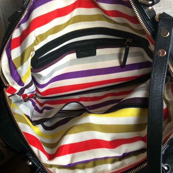 VEUC KATE SPADE NY handbag pebble black leather - Picture 6 of 8